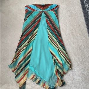 Laundry by shelli segal gown with beaded top.